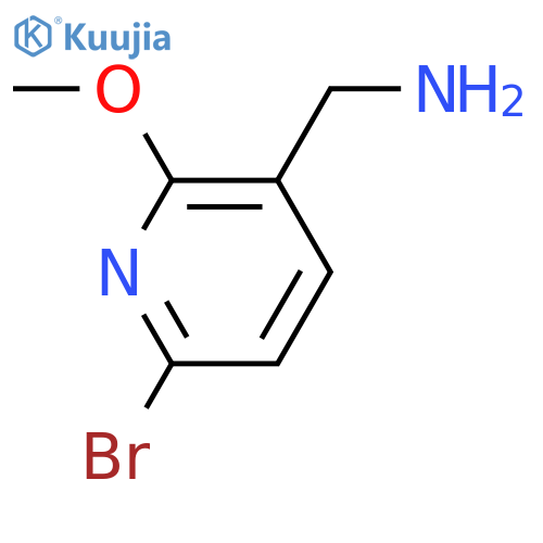 (6-Bromo-2-methoxypyridin-3-yl)methanamine structure