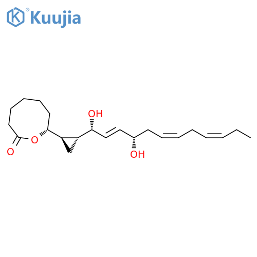 2-Oxocanone, 8-[(1R,2R)-2-[(1R,2E,4S,6Z,9Z)-1,4-dihydroxy-2,6,9-dodecatrienyl]cyclopropyl]-, (8R)- (9CI) structure