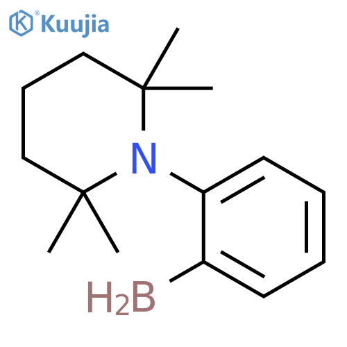 Piperidine, 1-(2-borylphenyl)-2,2,6,6-tetramethyl- structure