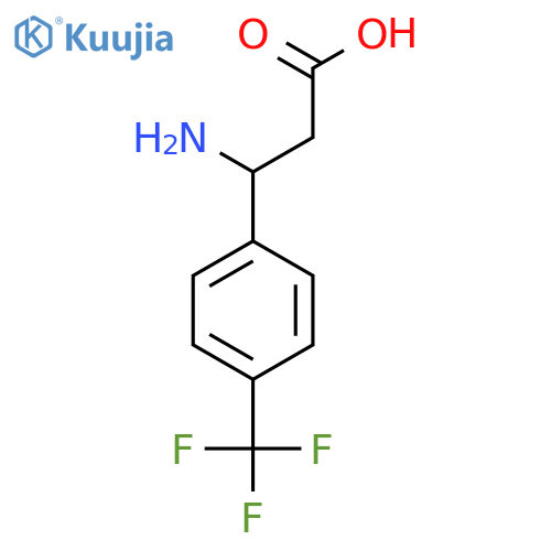 3-Amino-3-4-(trifluoromethyl)phenylpropanoic Acid structure