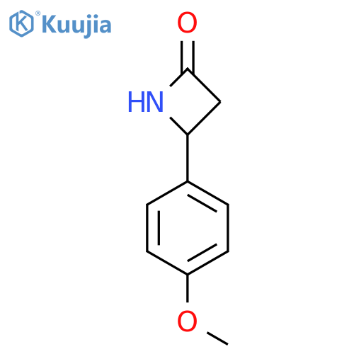 4-(4-Methoxyphenyl)-2-azetidinone structure
