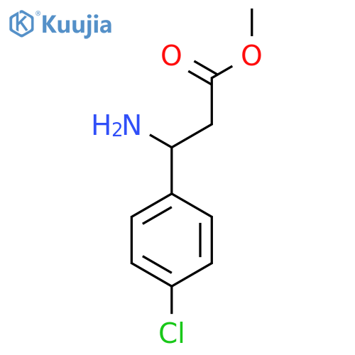 Methyl 3-amino-3-(4-chlorophenyl)propanoate structure