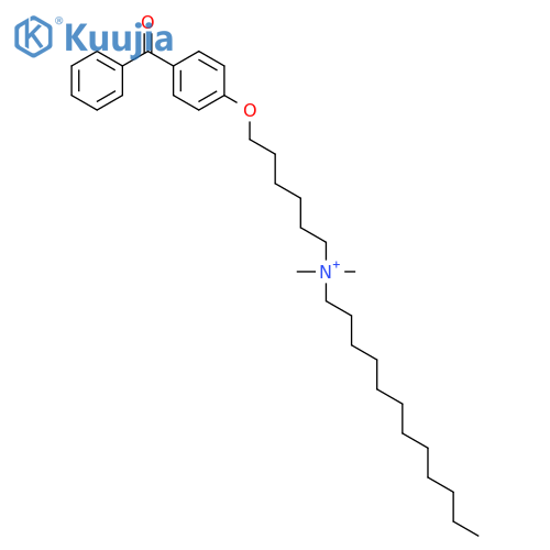 1-Dodecanaminium, N-[6-(4-benzoylphenoxy)hexyl]-N,N-dimethyl- structure