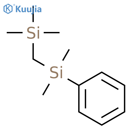 Silane, [(dimethylphenylsilyl)methyl]trimethyl- structure