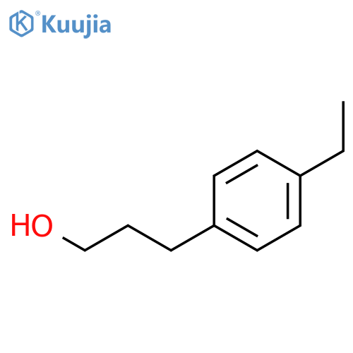 4-Ethyl-benzenepropanol structure