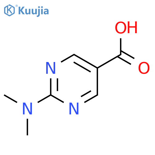 2-(dimethylamino)pyrimidine-5-carboxylic acid structure