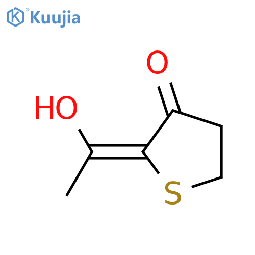3(2H)-Thiophenone,dihydro-2-(1-hydroxyethylidene)-, (E)- (9CI) structure