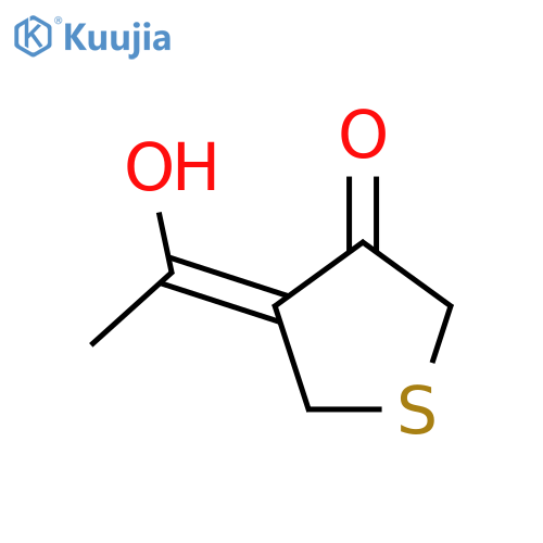 3(2H)-Thiophenone,dihydro-4-(1-hydroxyethylidene)-, (E)- (9CI) structure