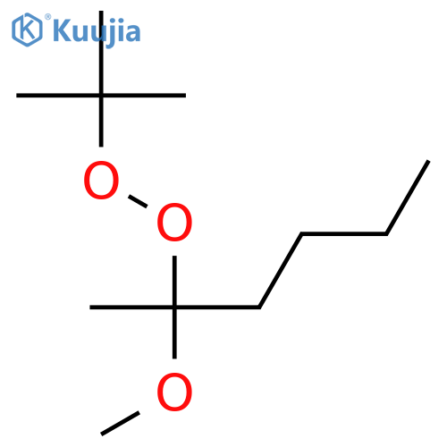 Peroxide, 1,1-dimethylethyl 1-methoxy-1-methylpentyl structure