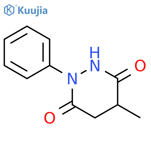3,6-Pyridazinedione, tetrahydro-4-methyl-1-phenyl- structure