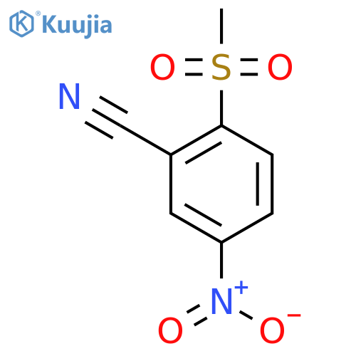 2-Methanesulfonyl-5-nitrobenzonitrile structure