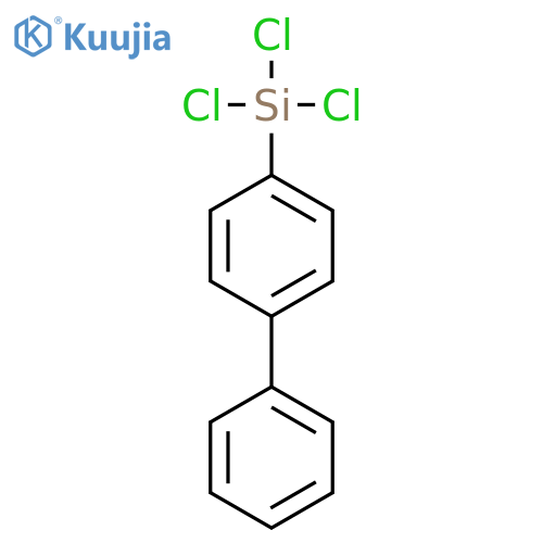 p-Trichlorosilylbiphenyl structure