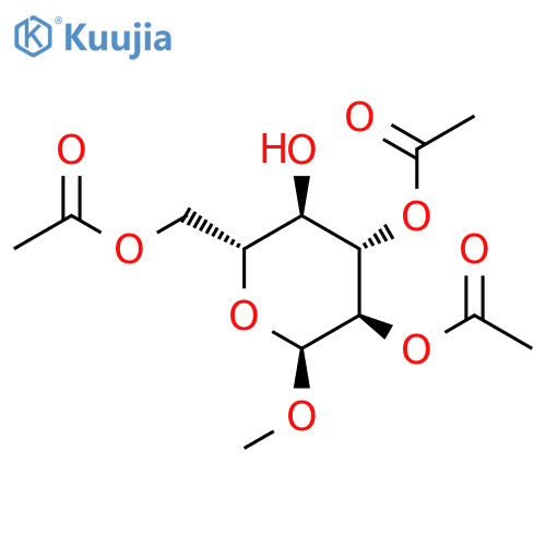 Methyl 2,3,6-Tri-O-acetyl-α-D-glucopyranoside structure
