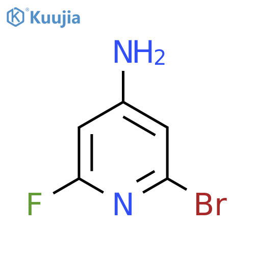 4-Amino-2-bromo-6-fluoropyridine structure