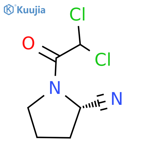 (2S)-1-(2,2-Dichloroacetyl)-2-pyrrolidinecarbonitrile structure