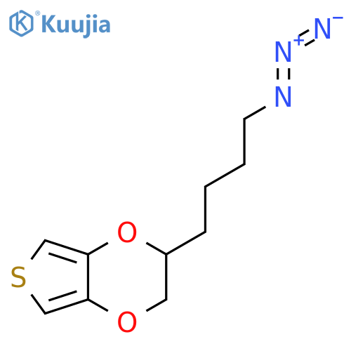 Thieno[3,4-b]-1,4-dioxin, 2-(4-azidobutyl)-2,3-dihydro- structure