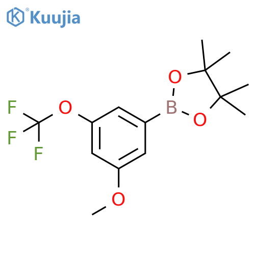 2-(3-Methoxy-5-(trifluoromethoxy)phenyl)-4,4,5,5-tetramethyl-1,3,2-dioxaborolane structure