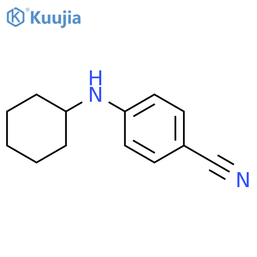 4-(Cyclohexylamino)benzonitrile structure
