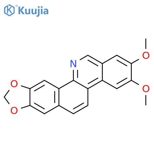 2,3-dimethoxy-[1,3]benzodioxolo[5,6-c]phenanthridine structure