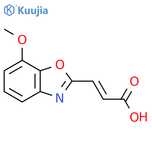 7-Methoxybenzo[d]oxazole-2-acrylic acid structure