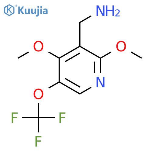 3-(Aminomethyl)-2,4-dimethoxy-5-(trifluoromethoxy)pyridine structure
