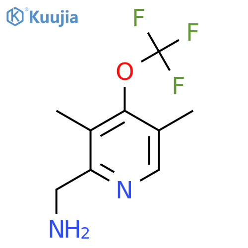 2-(Aminomethyl)-3,5-dimethyl-4-(trifluoromethoxy)pyridine structure
