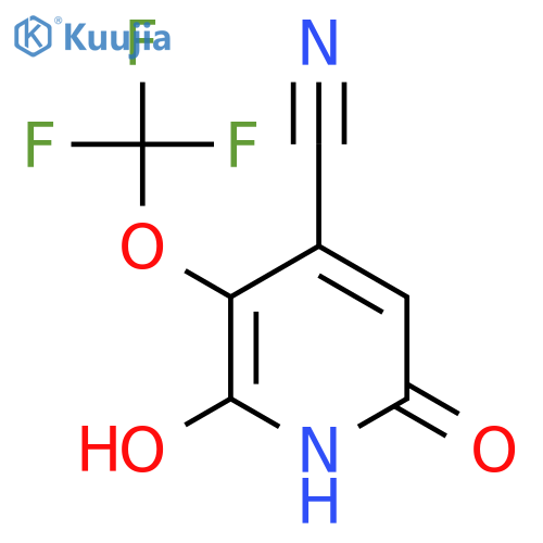 4-Cyano-2,6-dihydroxy-3-(trifluoromethoxy)pyridine structure