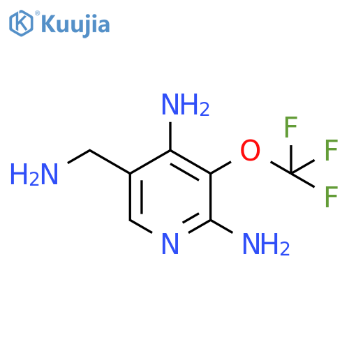 5-(Aminomethyl)-2,4-diamino-3-(trifluoromethoxy)pyridine structure