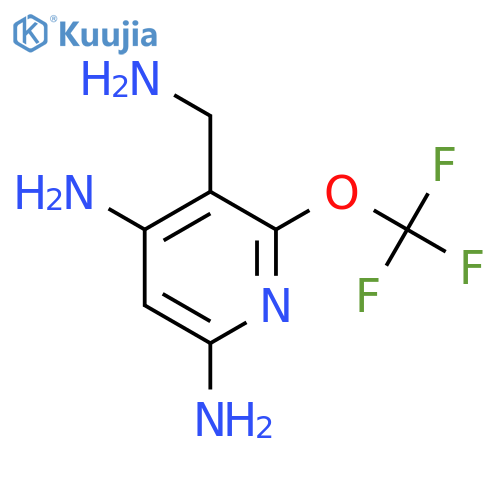 3-(Aminomethyl)-4,6-diamino-2-(trifluoromethoxy)pyridine structure