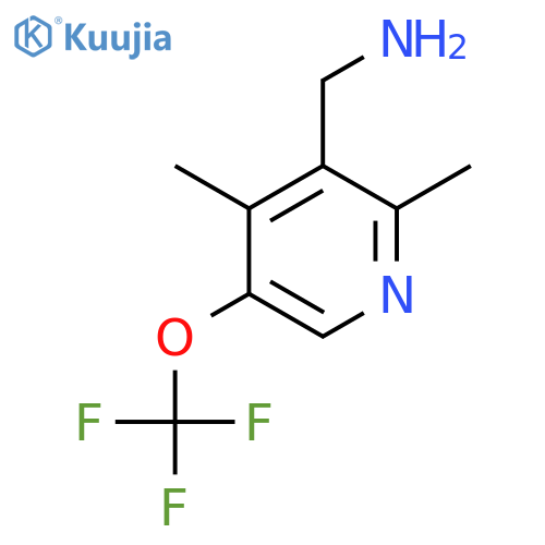 3-(Aminomethyl)-2,4-dimethyl-5-(trifluoromethoxy)pyridine structure