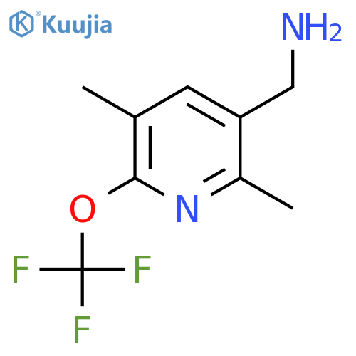 3-(Aminomethyl)-2,5-dimethyl-6-(trifluoromethoxy)pyridine structure