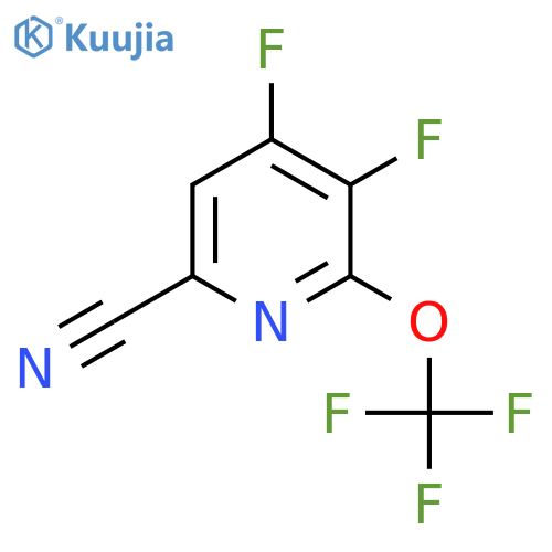 6-Cyano-3,4-difluoro-2-(trifluoromethoxy)pyridine structure