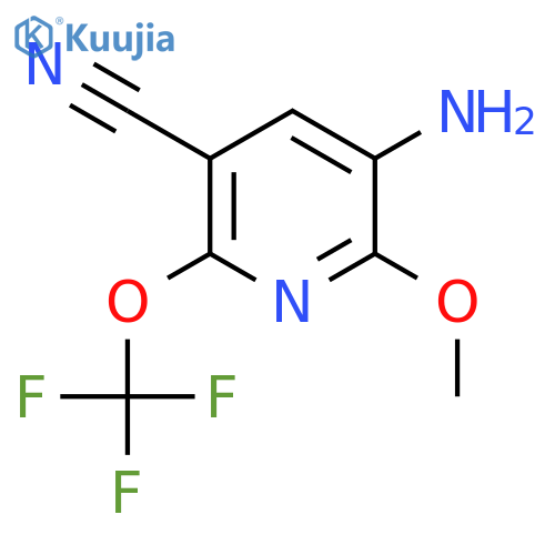 3-Amino-5-cyano-2-methoxy-6-(trifluoromethoxy)pyridine structure