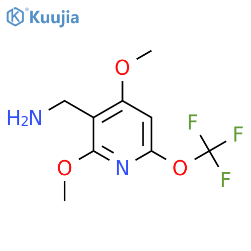 3-(Aminomethyl)-2,4-dimethoxy-6-(trifluoromethoxy)pyridine structure