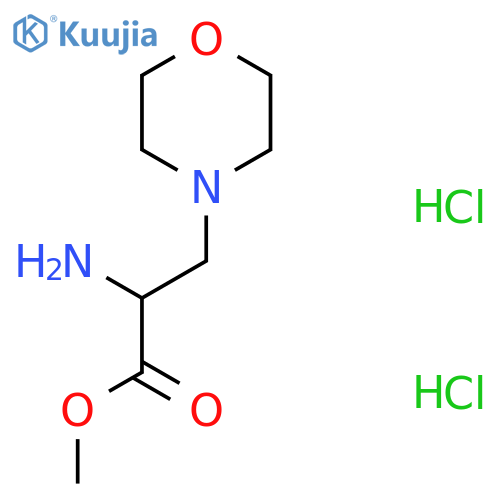 Methyl 2-amino-3-(morpholin-4-yl)propanoate dihydrochloride structure