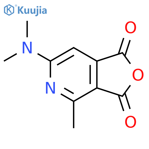 6-(dimethylamino)-4-methyl-1H,3H-furo3,4-cpyridine-1,3-dione structure
