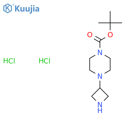 Tert-butyl 4-(azetidin-3-yl)piperazine-1-carboxylate dihydrochloride structure