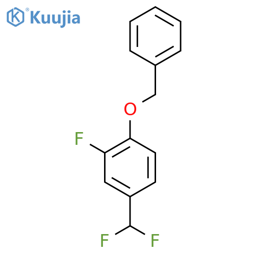 1-(Benzyloxy)-4-(difluoromethyl)-2-fluorobenzene structure
