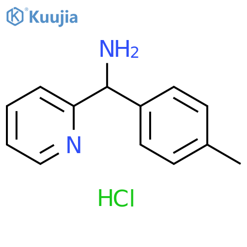 (4-methylphenyl)(pyridin-2-yl)methanamine dihydrochloride structure