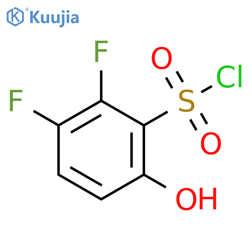 Benzenesulfonyl chloride, 2,3-difluoro-6-hydroxy- structure