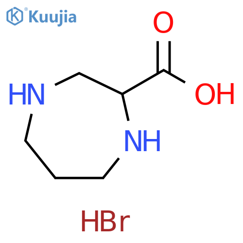 1,4-diazepane-2-carboxylic acid dihydrobromide structure