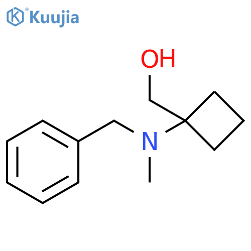 {1-benzyl(methyl)aminocyclobutyl}methanol structure