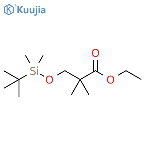 Ethyl 3-(Tert-butyldimethylsilyl)oxy-2,2-dimethylpropanoate structure