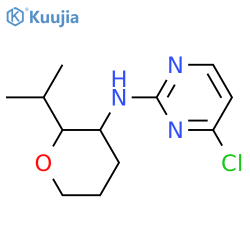 4-Chloro-N-2-(Propan-2-Yl)Oxan-3-YlPyrimidin-2-Amine structure