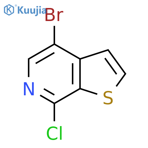 4-bromo-7-chlorothieno[2,3-c]pyridine structure