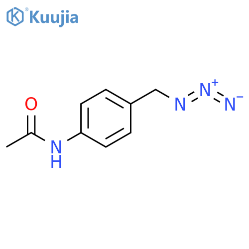 Acetamide, N-[4-(azidomethyl)phenyl]- structure