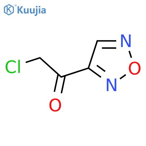 2-Chloro-1-(1,2,5-oxadiazol-3-yl)ethan-1-one structure