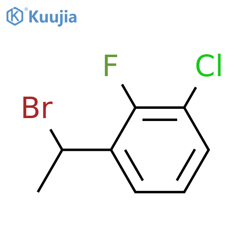 1-(1-bromoethyl)-3-chloro-2-fluorobenzene structure