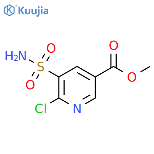 methyl 6-chloro-5-sulfamoylpyridine-3-carboxylate structure