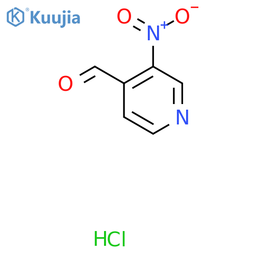 3-Nitroisonicotinaldehyde hydrochloride structure